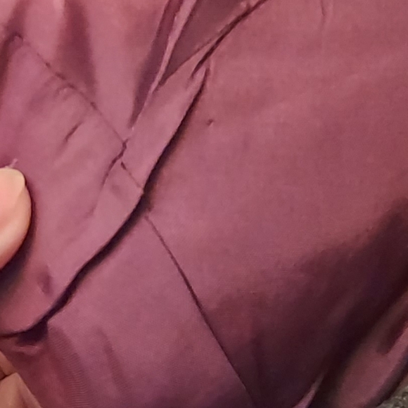 Plaid Wool Blazer Size 8 Dark Academia Preppy Vintage Tailored Jacket - Picture 12 of 13